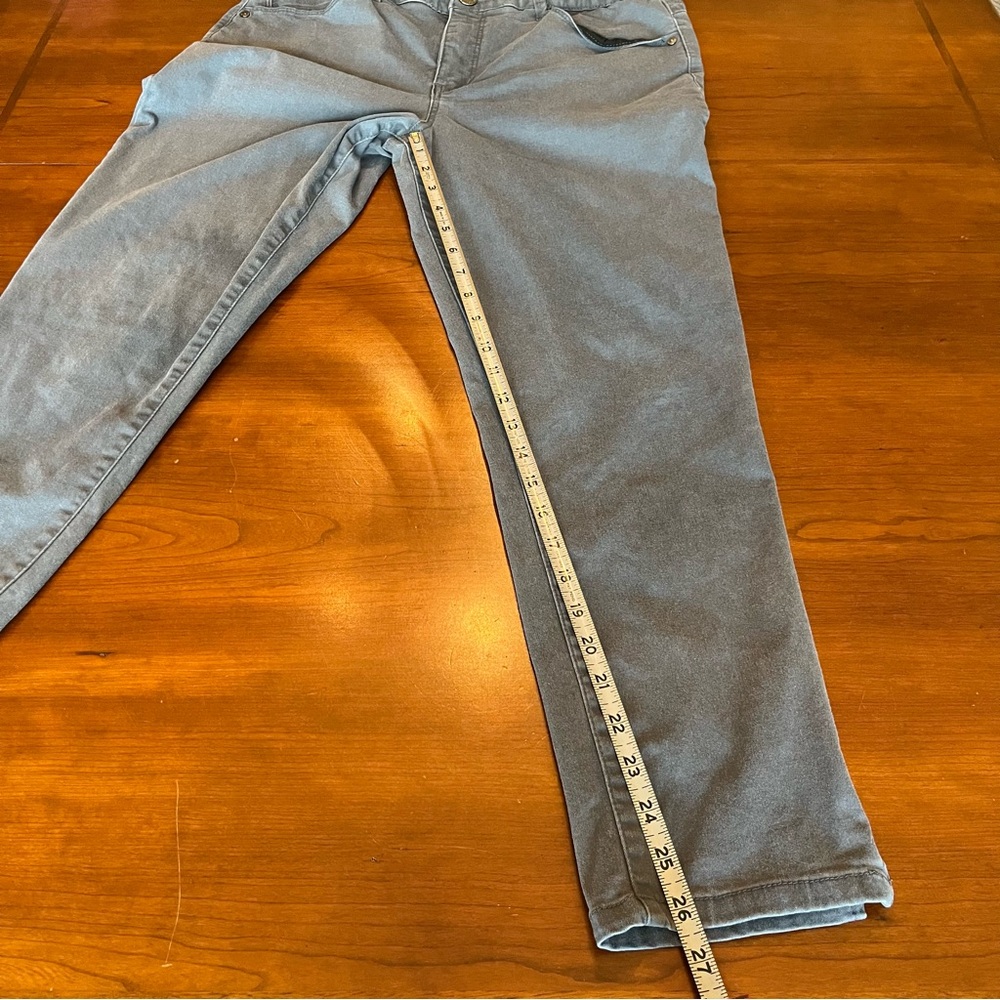 “Ab” Solution Jeans Ankle Skinny Wit & Wisdom gray pant Women’s Size 14 - Picture 12 of 13